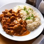 #44 Estrogonofe de carne com arroz branco