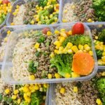 #02 Arroz integral com carne moida e legumes